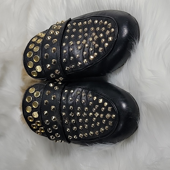 Steve Madden Jordan Black Studded Slides Mules Women’s Size 8M - Picture 5 of 14
